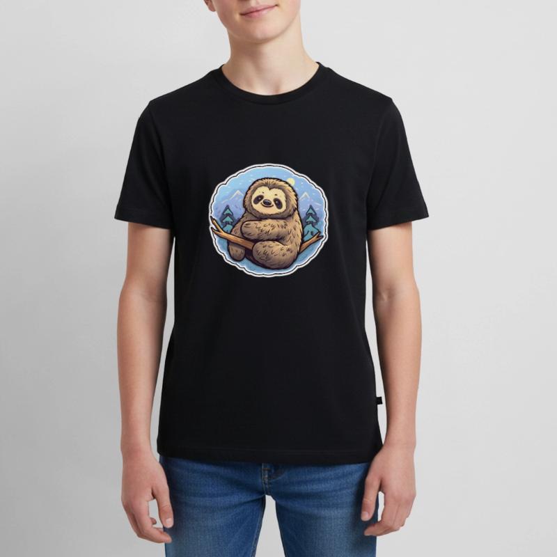 Relaxation paresseuse T-shirt Premium bio Ado