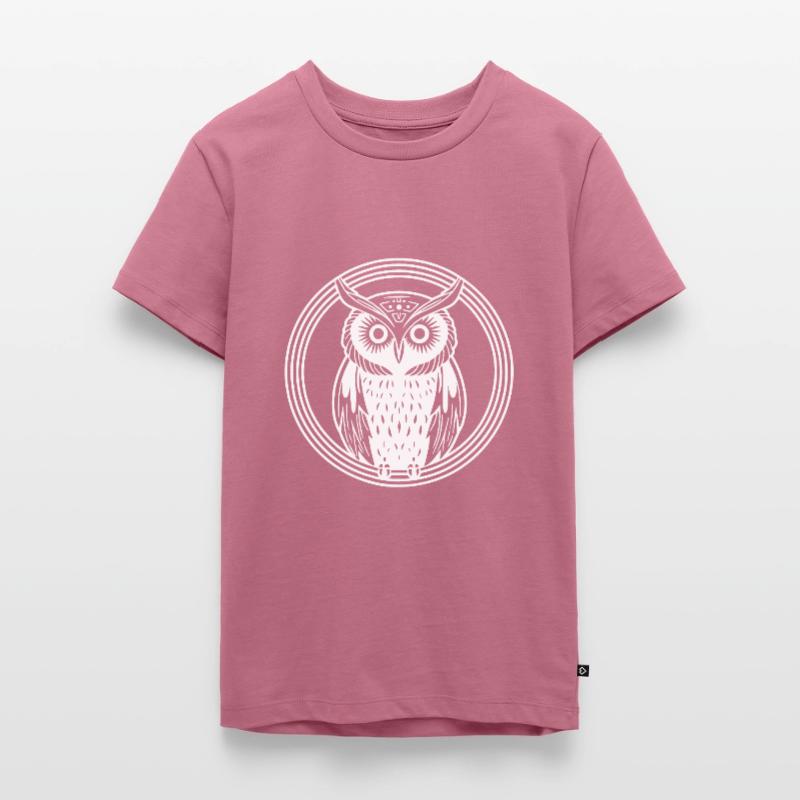 Eule Eulen Vogel Vögel Teenager Premium Bio T-Shirt