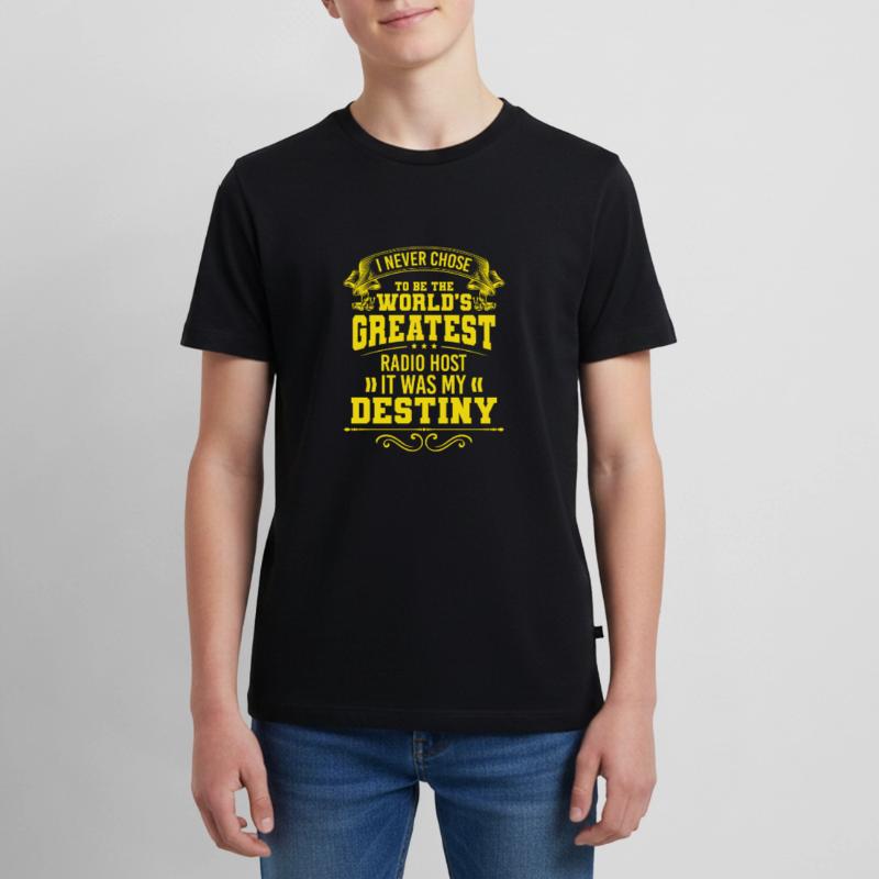Fréquence de divertissement de podcast T-shirt Premium bio Ado
