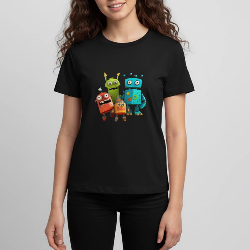 Robo Buddies: Fun-Filled Adventures Teenager Premium Organic T-Shirt