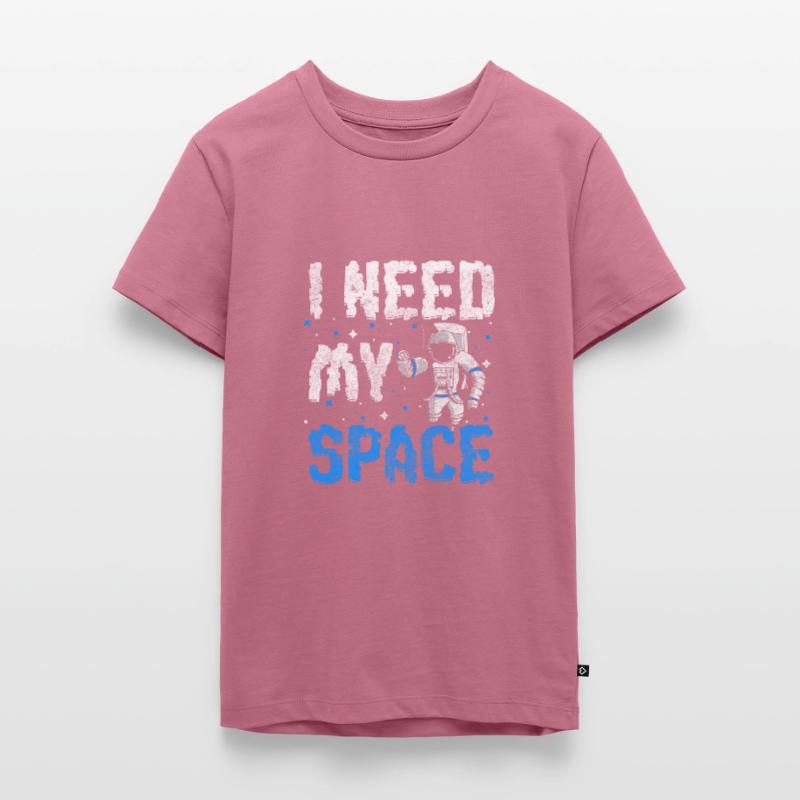 Space Planet Spacesuit Rocket Teenager Premium Organic T-Shirt