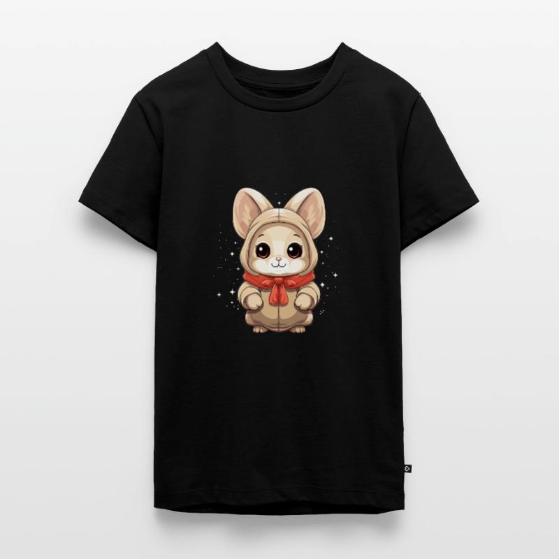 Design de Noël lapin - Style Kawaii T-shirt Premium bio Ado