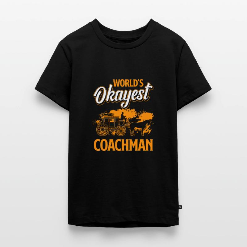 Travail de charretier de calèche T-shirt Premium bio Ado