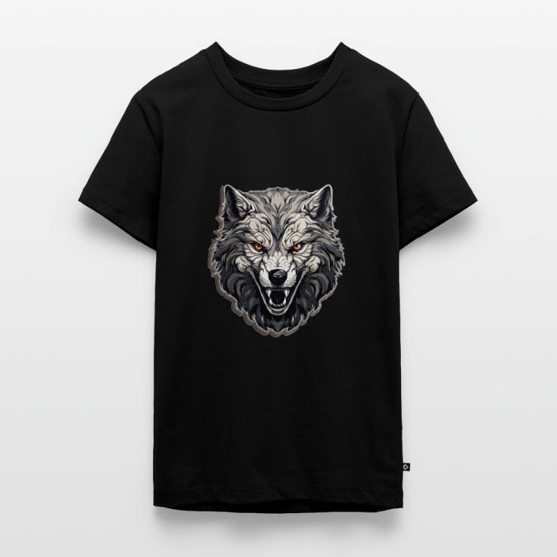 Wolf - Illustration Teenager Premium Bio T-Shirt
