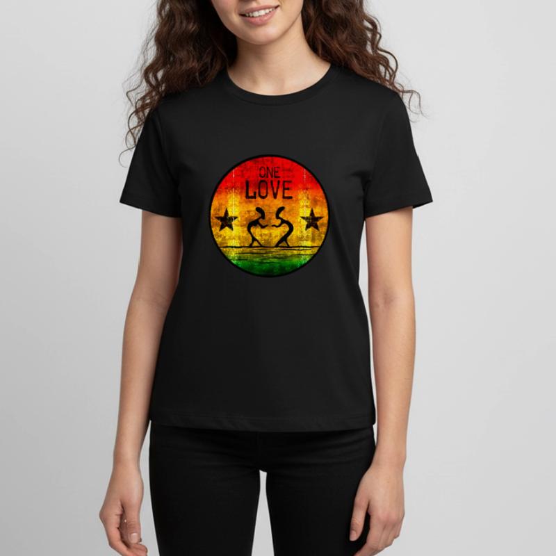 one love reggae 2 Teenager Premium Bio T-Shirt