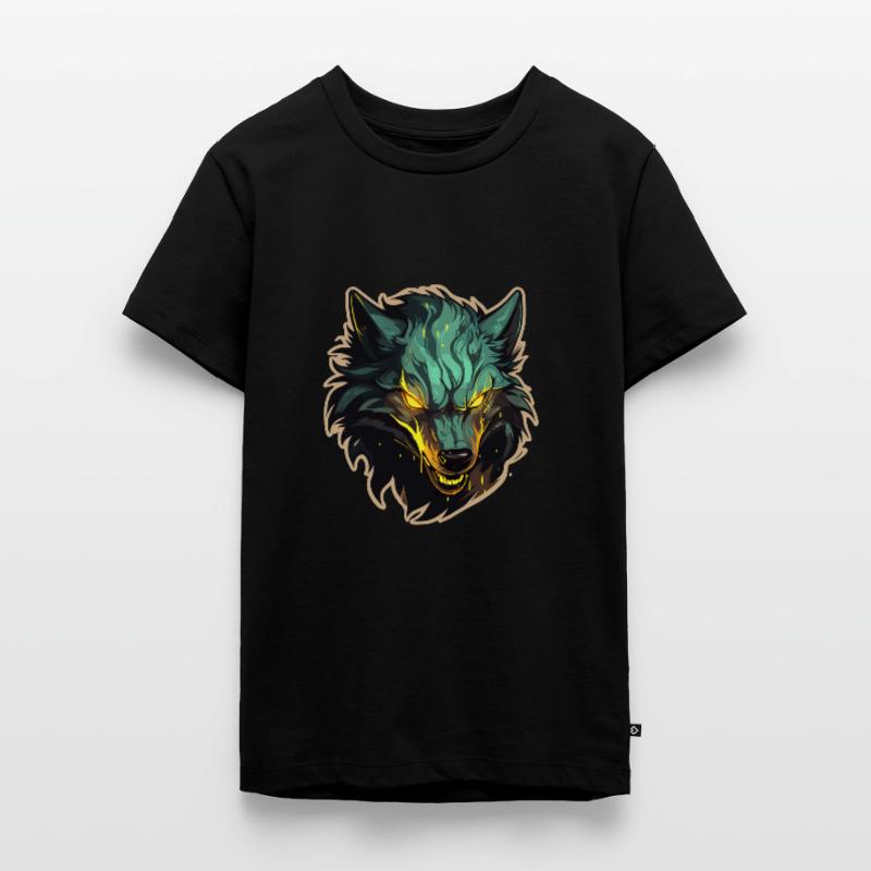 Wolf - Illustration Teenager Premium Bio T-Shirt