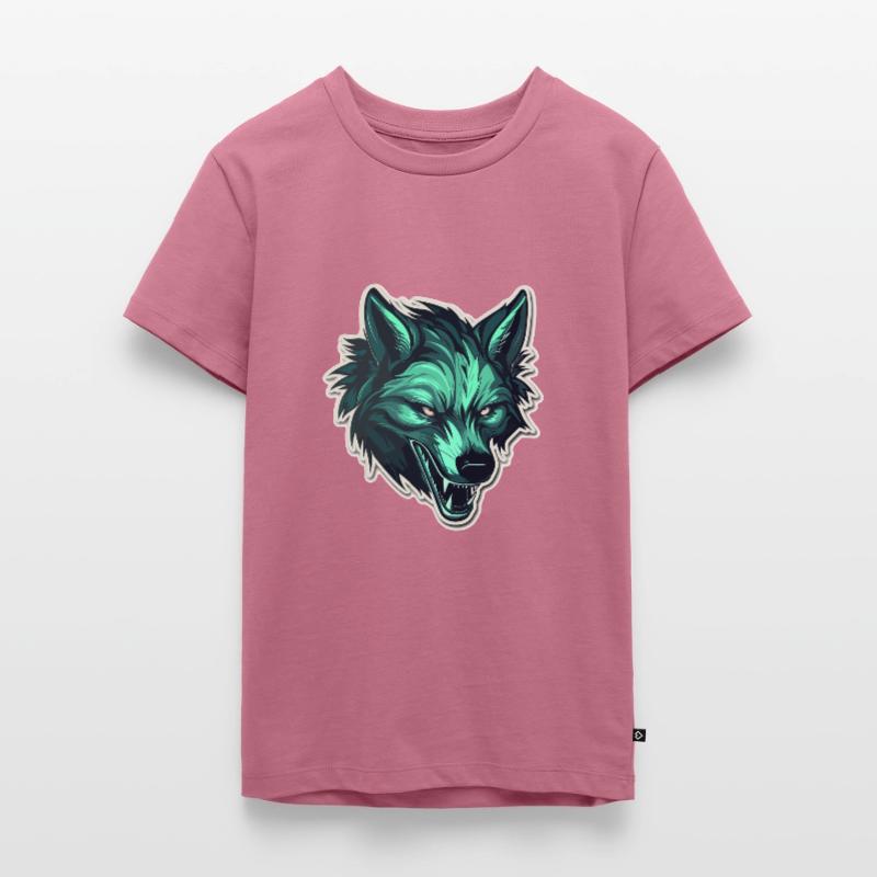 Loup - Illustration T-shirt Premium bio Ado