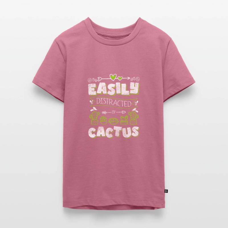 Cacti Prickly Gardener Sting Teenager Premium Organic T-Shirt
