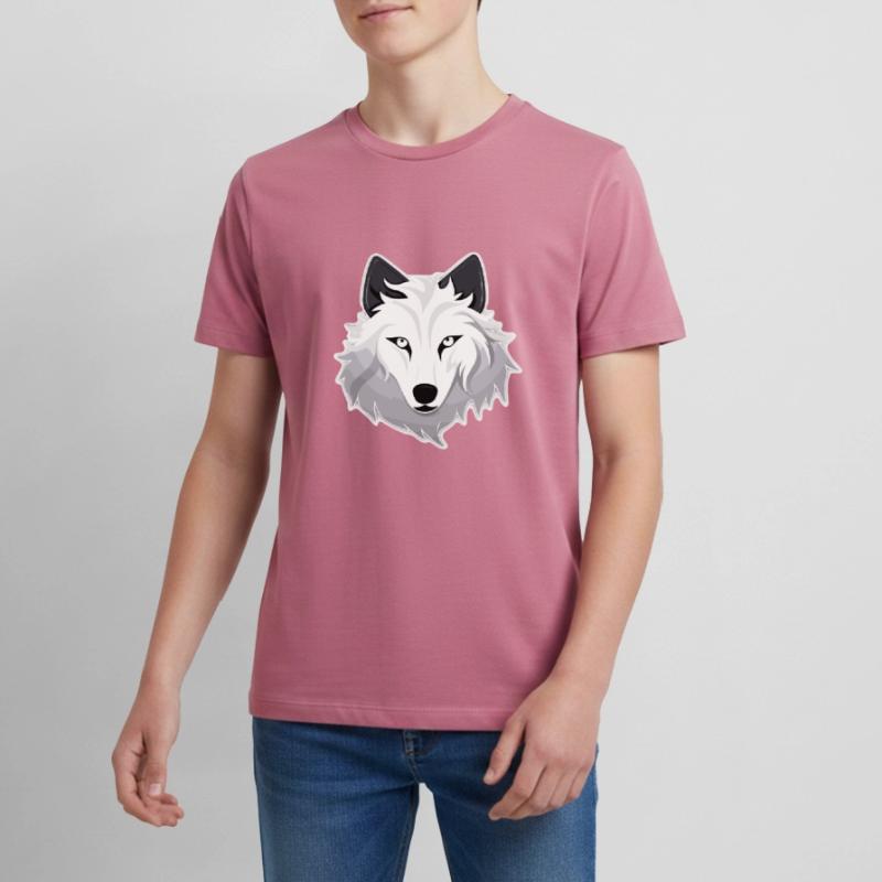 Wolf - Illustration Teenager Premium Bio T-Shirt