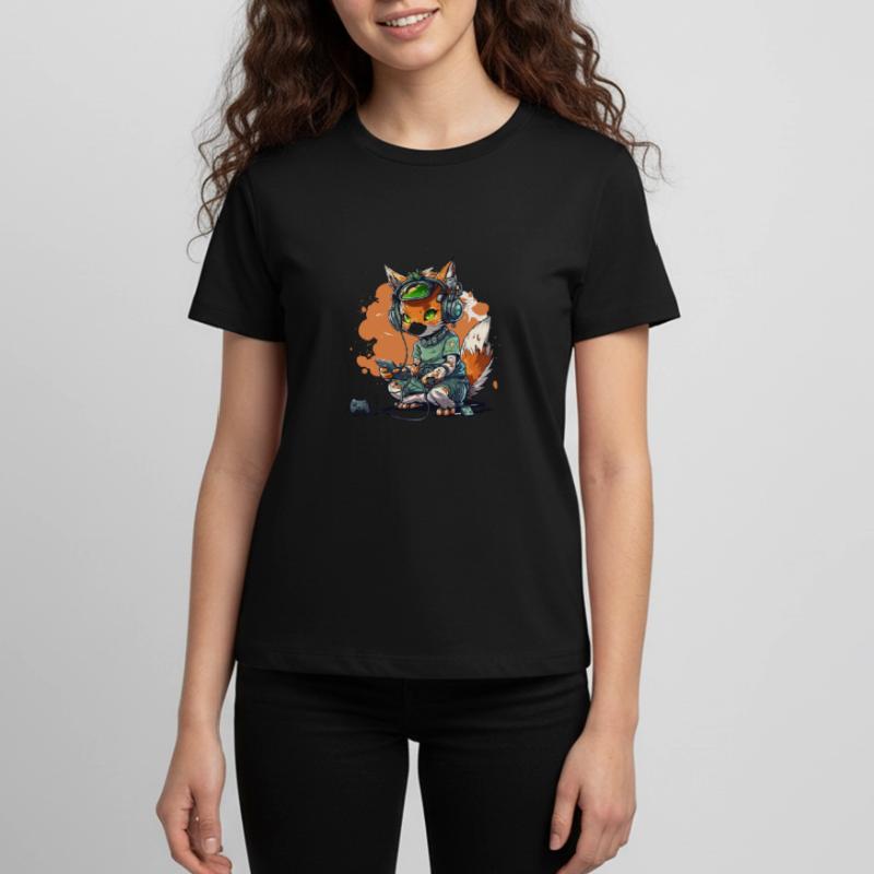 Cat Gaming Hauptquartier Teenager Premium Bio T-Shirt
