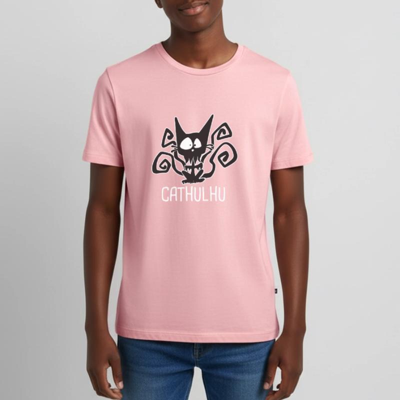 CATHULHU Funny Role Playing Cat RPG Teenager Premium Organic T-Shirt