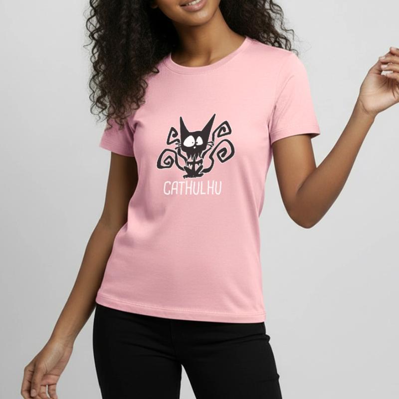 CATHULHU Funny Role Playing Cat RPG Teenager Premium Organic T-Shirt