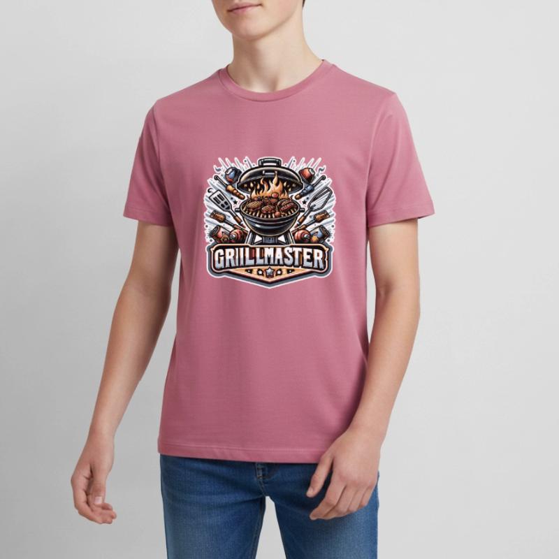 GrillMaster - Illustration de gril T-shirt Premium bio Ado