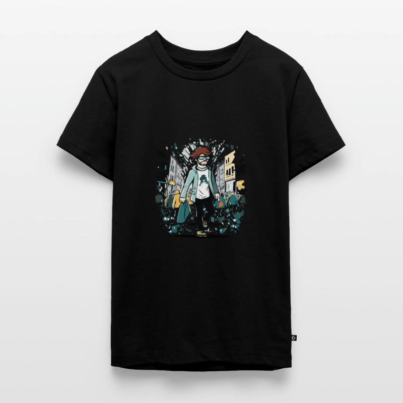 Der Straßenfotograf Teenager Premium Bio T-Shirt