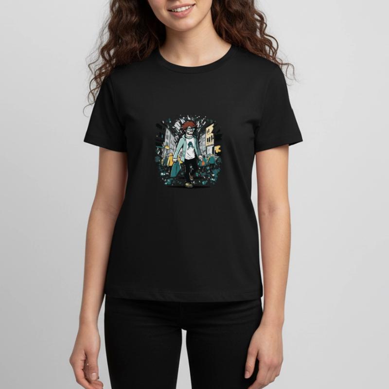 Der Straßenfotograf Teenager Premium Bio T-Shirt