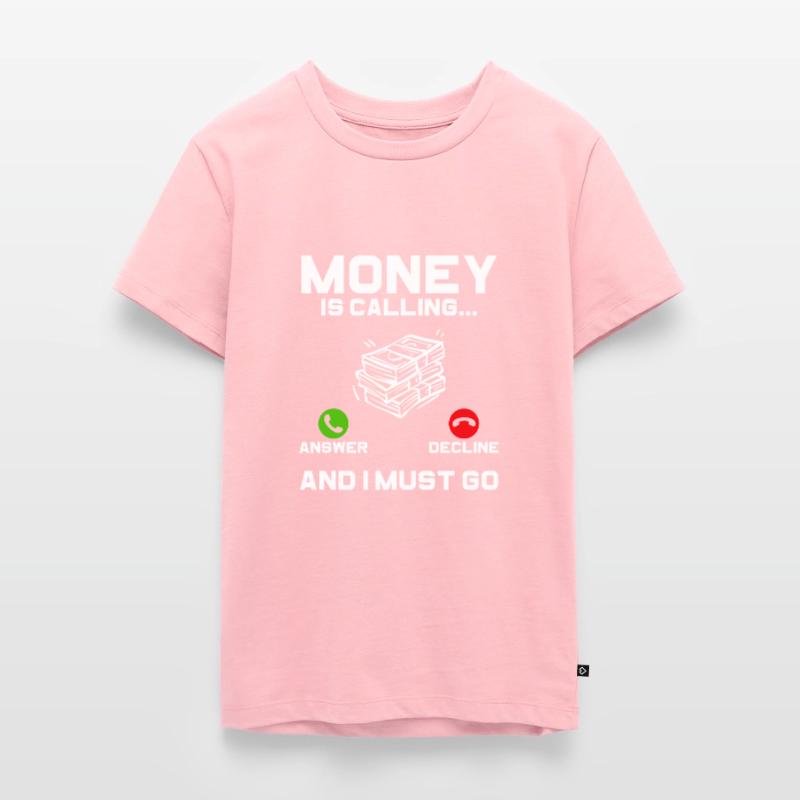 Success Millionaire Dollar Teenager Premium Organic T-Shirt