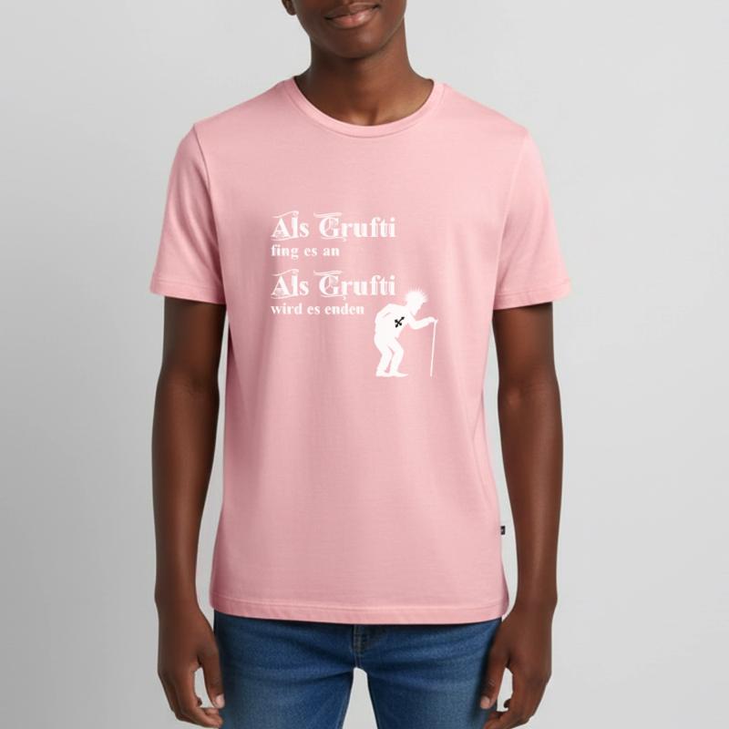 Als Grufti fing es an - Als Grufti wird es enden Teenager Premium Bio T-Shirt