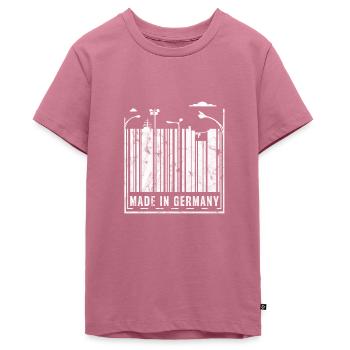 Made in Germany - Teenager Premium Bio T-Shirt - Mauve - Vorne - AI Model Teenager Male light (155cm)
