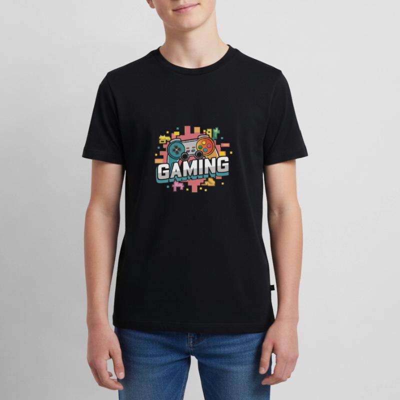Jeux - Manettes T-shirt Premium bio Ado