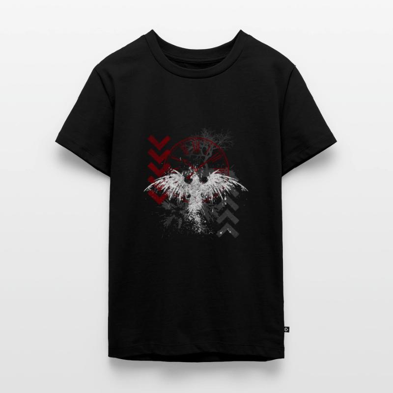 Trash Polka Hart Skull Teenager Premium Bio T-Shirt