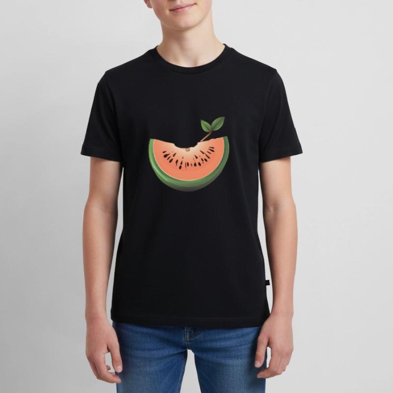 Wassermelone Melone Frucht Obst Teenager Premium Bio T-Shirt