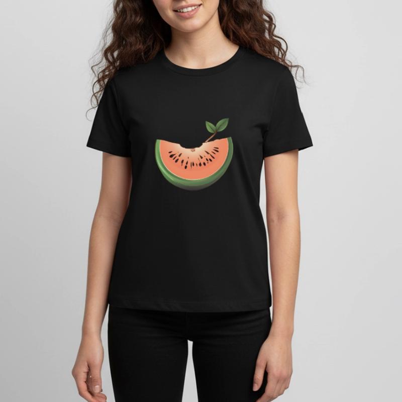 Wassermelone Melone Frucht Obst Teenager Premium Bio T-Shirt