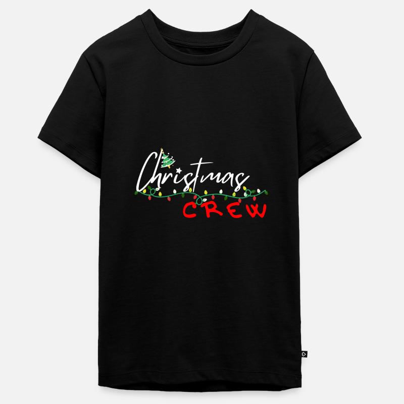 Équipage de Noël - T-shirt Premium bio Ado - noir