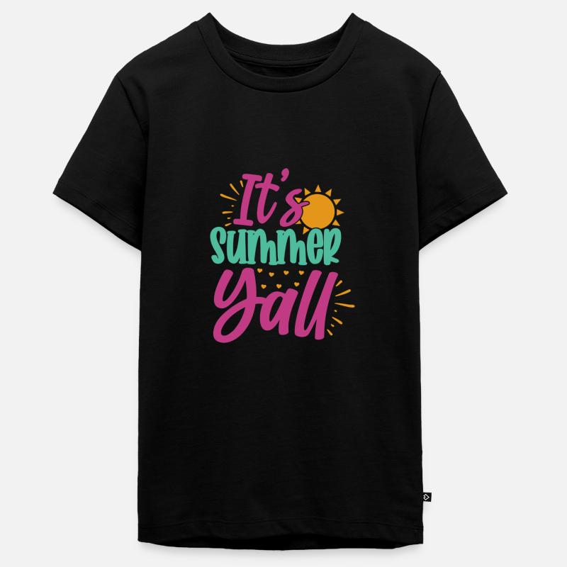 C’est l’été-Yall-01 - T-shirt Premium bio Ado - noir