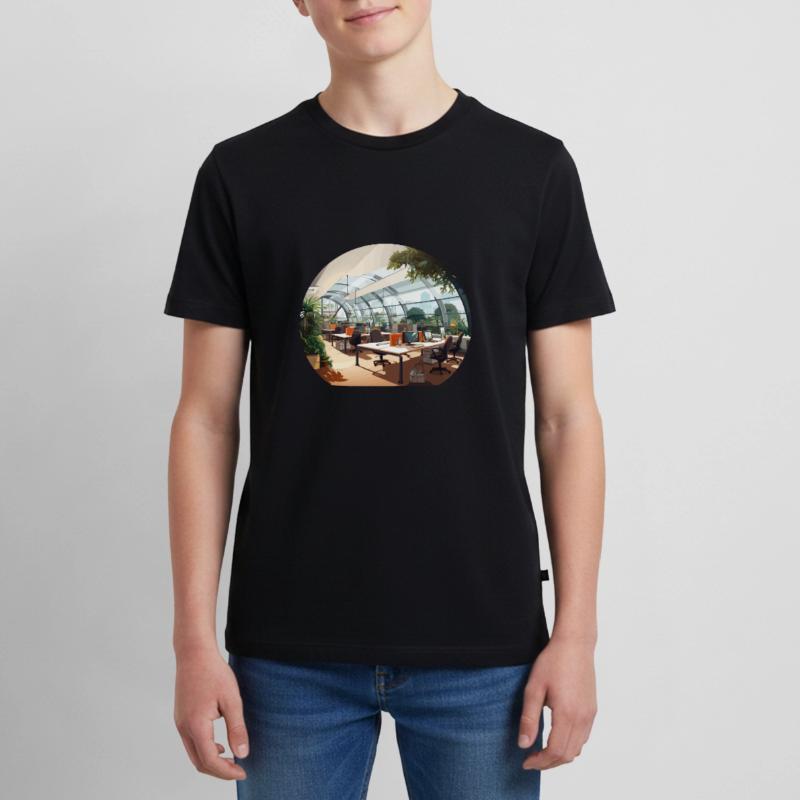 Dynamischer Arbeitsbereich Teenager Premium Bio T-Shirt