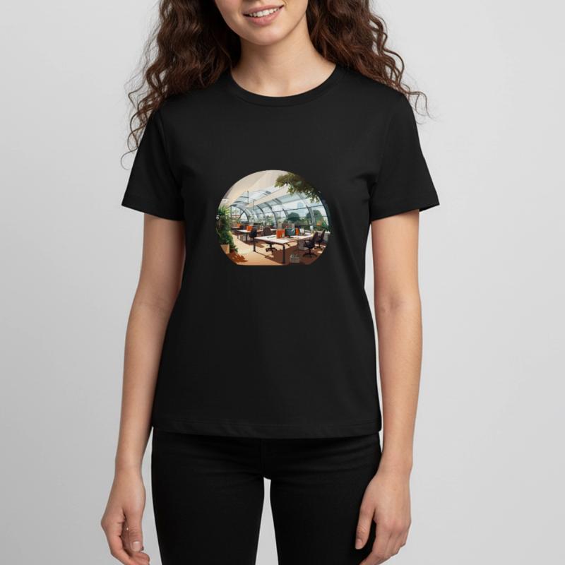 Dynamischer Arbeitsbereich Teenager Premium Bio T-Shirt