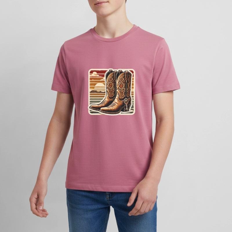 Linedance Geschenk Teenager Premium Bio T-Shirt