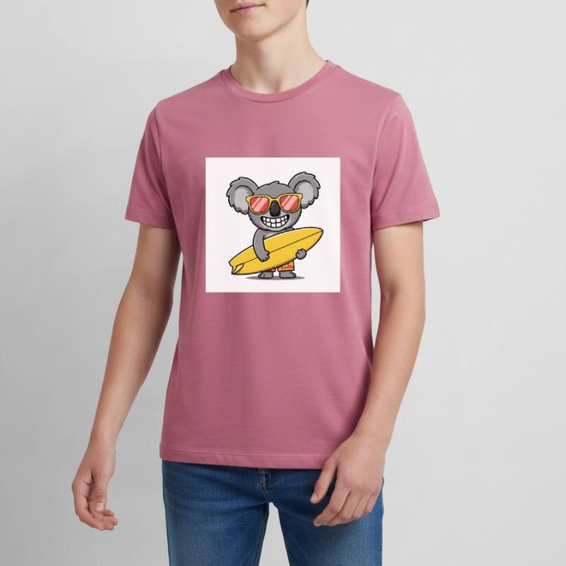Koala surfeur avec lunettes de soleil T-shirt Premium bio Ado
