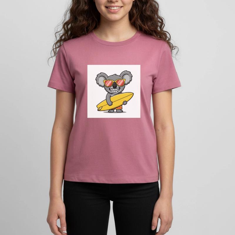 Koala surfeur avec lunettes de soleil T-shirt Premium bio Ado