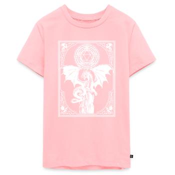 RPG Dragon Dice - T-shirt Premium bio Ado - rose - Devant