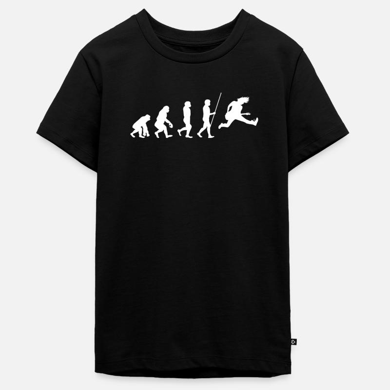 L’évolution du rock 'n' roll - T-shirt Premium bio Ado - noir