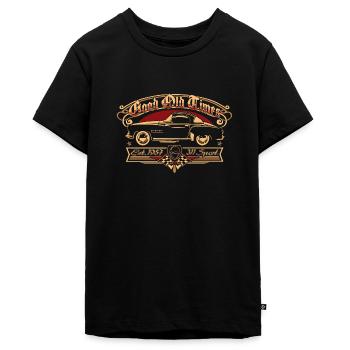 Wartburg 311 Sport - Teenager Premium Bio T-Shirt - Schwarz - Vorne - AI Model Teenager Male light (155cm)