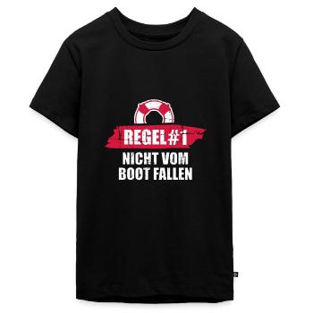 Kreuzfahrt - Teenager Premium Bio T-Shirt - Schwarz - Vorne - AI Model Teenager Male light (155cm)