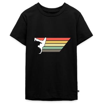 Rétro Breakdance Bboying Gift I Breakdance - T-shirt Premium bio Ado - noir - Devant - AI Model Teenager Male light (155cm)