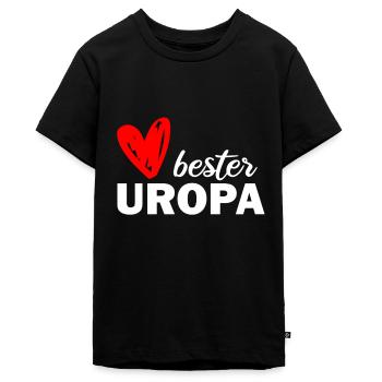 Der beste Uropa der Welt - Teenager Premium Bio T-Shirt - Schwarz - Vorne - AI Model Teenager Male light (155cm)