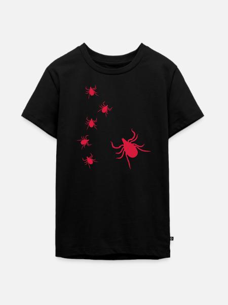 Zecken - Teenager Premium Bio T-Shirt - Schwarz