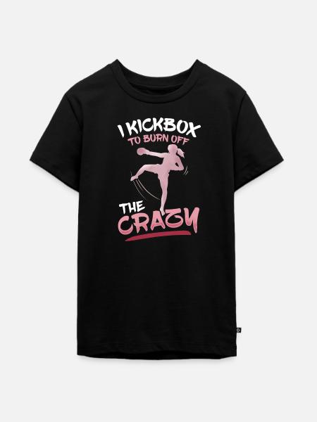 Kickboxen Kickboxer - Teenager Premium Bio T-Shirt - Schwarz