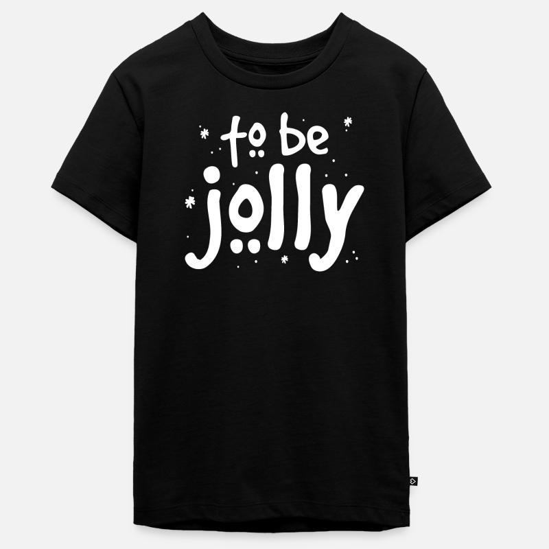 Vacances pour être joyeux - T-shirt Premium bio Ado - noir
