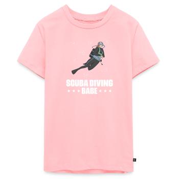 Design de plongée sous-marine - T-shirt Premium bio Ado - rose - Devant