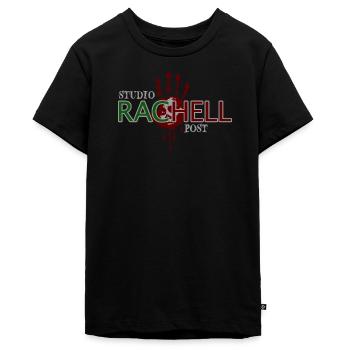 Studio RacHell Post - Teenager Premium Bio T-Shirt - Schwarz - Vorne - AI Model Teenager Male light (155cm)