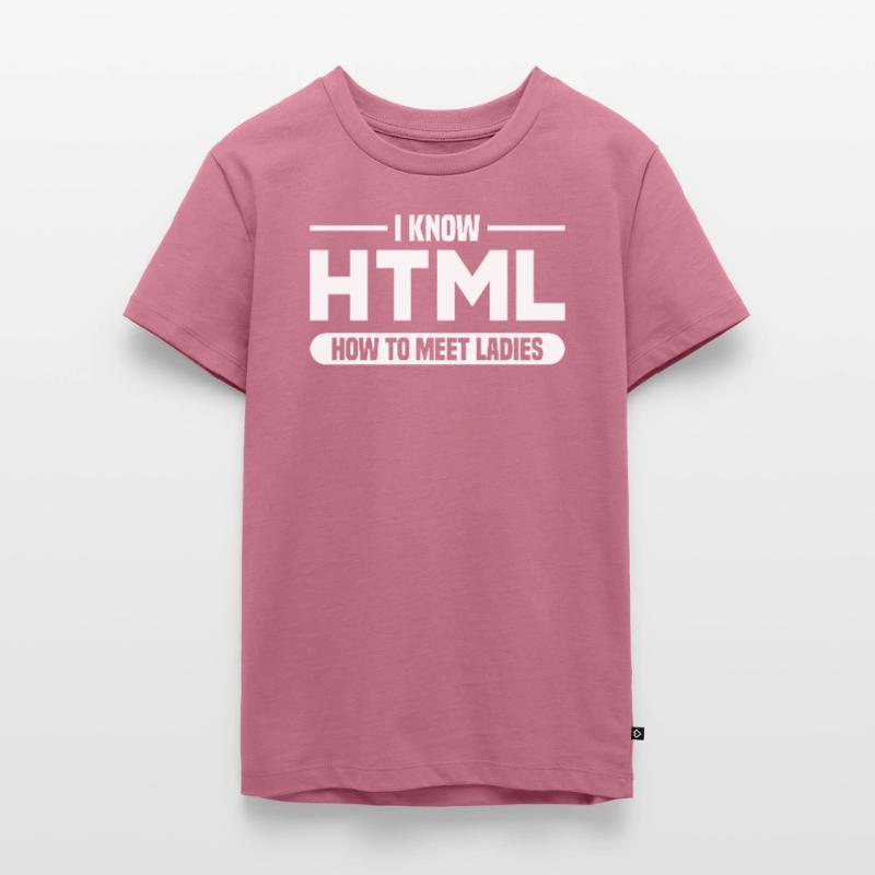 HTML Humor Code Programmierer Spruch Teenager Premium Bio T-Shirt