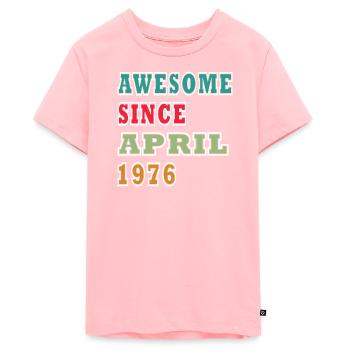 Awesome Since April 1976 - Teenager Premium Organic T-Shirt - rose - Front