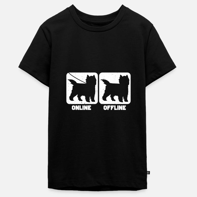 Cairn Terrier - T-shirt Premium bio Ado - noir