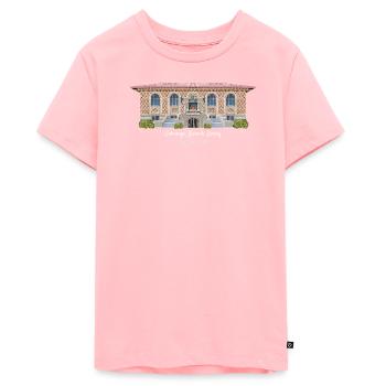 Los Angeles, Hand Drawing Cahuenga Library, - Teenager Premium Organic T-Shirt - rose - Front