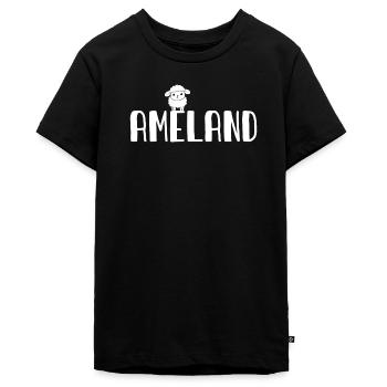 Süßes Schaf Ameland - Teenager Premium Bio T-Shirt - Schwarz - Vorne - AI Model Teenager Male light (155cm)