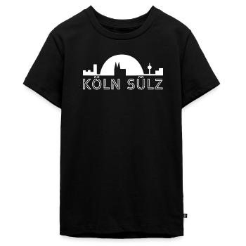 Köln Sülz Veedelartikel - T-Shirts & mehr - Teenager Premium Bio T-Shirt - Schwarz - Vorne - AI Model Teenager Male light (155cm)